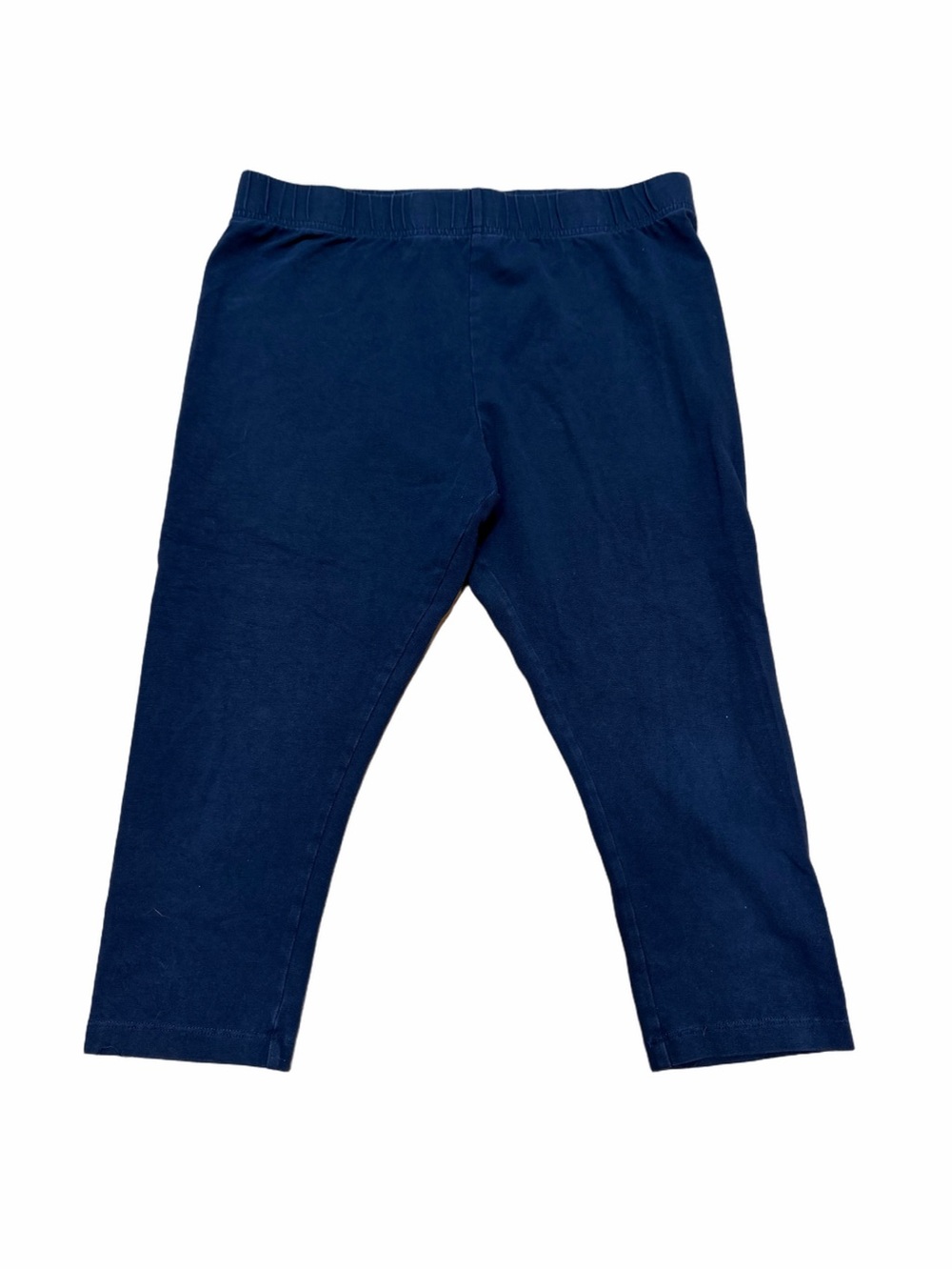 Lands’ End Kids Navy Blue Capri Leggings Stretch Pull On Girls Pants Cropped